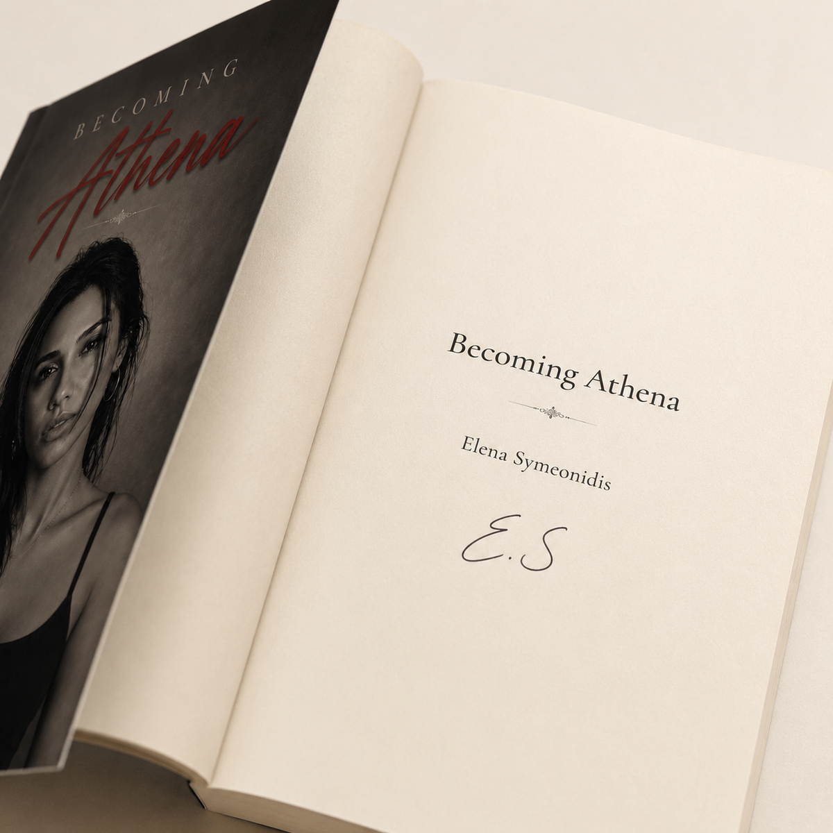 Personally Signed Copy of Becoming Athena